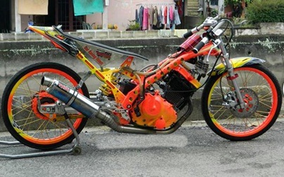 100 Gambar Motor Drag Mio, Ninja, Jupiter, RX KING 