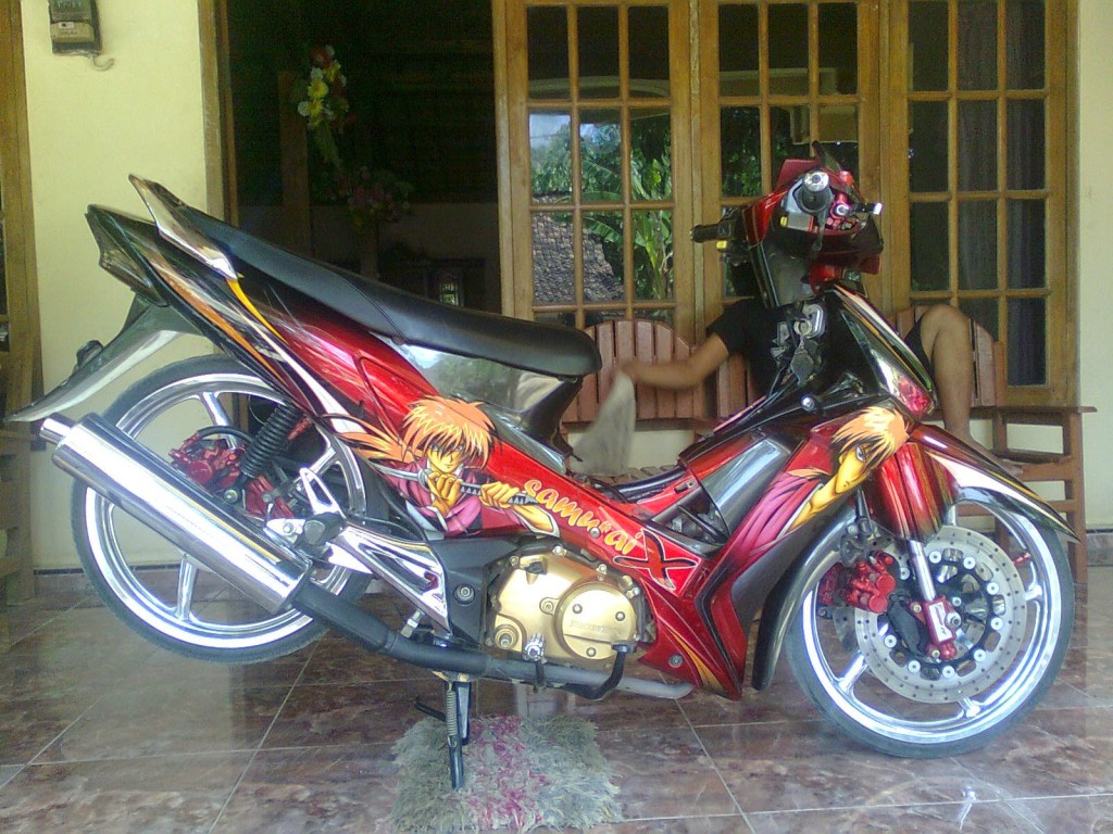 50 Gambar Modifikasi Supra  X 125  Keren  Antik Modif  Drag